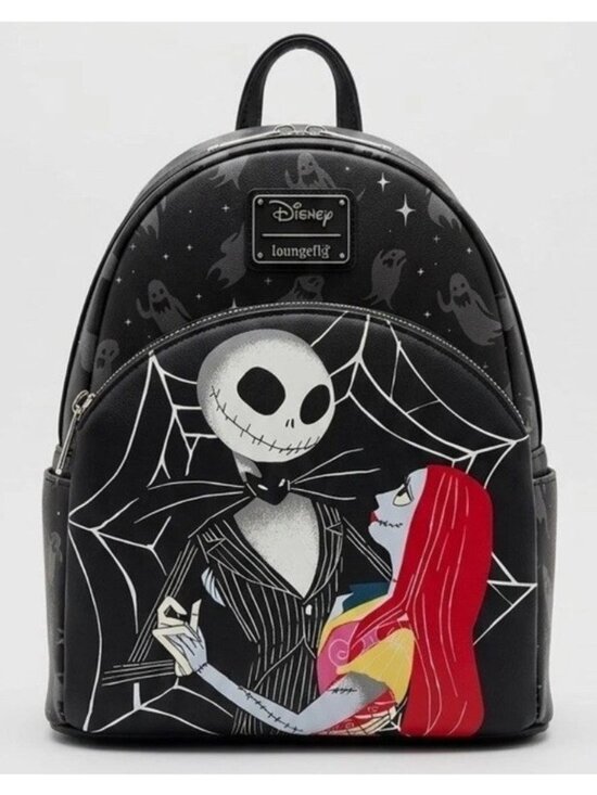 Loungefly Disney Nightmare Before Christmas Mini Backpack Black Dog Zero NWT